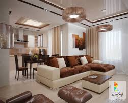 أفضل ديكورات غرف جلوس للمساحات الصغيره لوكيشن ديزاين تصميمات ديكورات أفكار جديدة Brown Living Room Brown Living Room Decor Brown And Cream Living Room