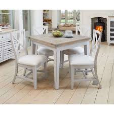 Weathered grey dining set diy (update 2020). Signature Grey Painted Extending Dining Table W Four Chairs