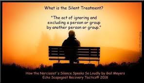 It happens when one partner pressures the other with requests, criticism or complaints and is met with avoidance. How The Narcissist S Silent Treatment Speaks So Loudly Hubpages