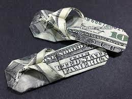 Items Similar To Money Origami Flip Flop Sandals Made With Two Hundred Dollar Bills On Etsy Dollar Bill Origami Origami Art Money Origami