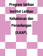 Dan perundangan (ilkap) telefon : Holdings Program Latihan Institut Latihan Kehakiman Dan Perundangan Ilkap