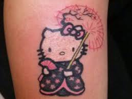 Say that you are so small, but when it comes to kitty, everyone loves and loves. 15 Cute Lovely Hello Kitty Tattoo Designs