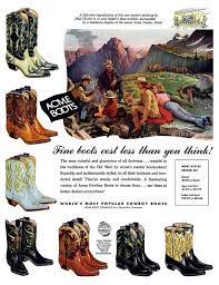 1957 Acme Boots Ad Cowboy Boots Vintage Cowboy Boots Acme Boots