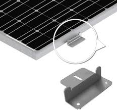 However, most solar panels will break from the force of the wind if left in this position while driving, so tilted mounting racks are designed to be able to return to a flat. Buy Renogy 4 Sets Of Solar Panel Mounting Z Brackets For Rv Boat Wall And Other Off Gird Roof Installation 4 Count Online In Germany B00t561u0e