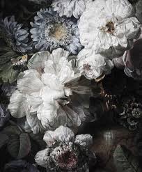 Pin By Nok Ting Seto On Wallpapers Vintage Flowers Wallpaper Floral Wallpaper Black Floral Wallpaper