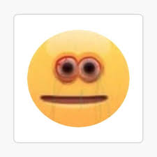 It is used mostly in the direct meaning of looking at something. Bloodshot Eyes Emoji