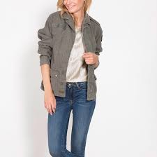 Quels que soient vos goûts, vous trouverez forcément la veste qui vous correspond. Veste Militaire Femme Le Temps Des Cerises En Toile Kaki