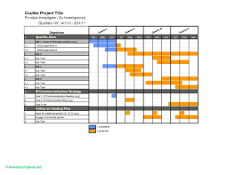 monthly gantt chart excel template xls glendale community