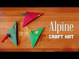 Traditional Alpine Hats Crafts Crafts For Kids Winter Crafts For Kids