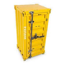 Ts ideen schrank roll beige grau 75 x 39 cm mit rollen. Kommode Im Industrial Container Look Aus Metall Rot Buttner Art Of Living