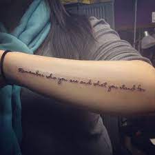 60 Coolest Forearm Tattoos You Ll Instantly Love Simple Quote Tattoos Quote Tattoos Placement Cool Forearm Tattoos