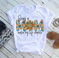 Being A Mom Makes My Life Complete Png Sublimation Design Etsy Cute Shirt Designs Sublime Shirt Shirt Print Design