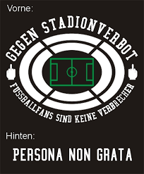 Persona non grata is the fourth mission of call of duty: Persona Non Grata T Shirt Gegen Stadionverbot Schwarz 90minuten De Onlineshop