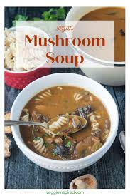 Vegan Mushroom Soup Recipe Vegan Mushroom Soup Vegan Soup Recipes Mushroom Soup
