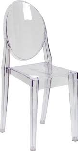 flash furniture ghost side chair in transparent crystal flash furniture side chairs ghost chairs