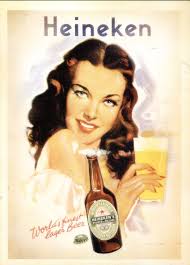 Heineken Beer Advertisement Poster Vintage Reclameborden Vintage Reclame