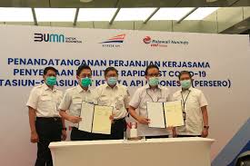 Sediakan Fasilitas Rapid Test Di Stasiun Dengan Harga 85rb Rajawali Nusindo Kerjasama Dengan Kai Pt Rajawali Nusindo