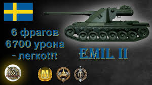 лучший средний танк 6 уровня в World Of Tanks Emil Ii Shvedskaya Vetka 6 Fragov 6700 Urona Da Legko World Legkie Tank Dao