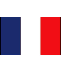 Blauw aan de stok, wit in het midden en rood aan de andere kant. Franse Boot Vlag 20 X 30 Cm Rubberboot Expert
