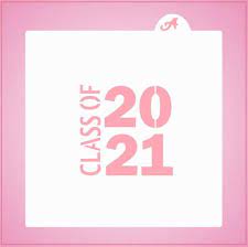 Free dinosaur template & printable stencil for 2021. Class Of 2021 Stencil Cheap Cookie Cutters