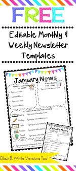 Sign up for free and start editing! Free Monthly Newsletters Templates Classroom Newsletter Template Classroom Newsletter Teacher Newsletter Template