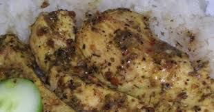 Dans La Cuisine De Blanc Manger Poulet Mykonos Poulet Aubergines Grillees Et Alimentation