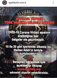Ayyıldız Tim den YALAN COVİD 19 Paylaşımı Baykuş Haber