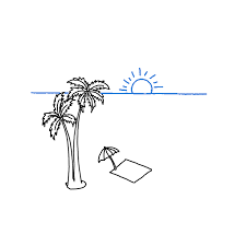 Thanks for watching our channel. How To Draw A Beach Scene Step By Step Easy Drawing Guides Drawing Howtos