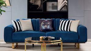 Maybe you would like to learn more about one of these? Casa Padrino Luxury Sofa Blue Black Gold 240 X 100 X H 85 Cm Modern Living Room Sofa Luxury Living Room Furniture