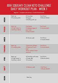 Squeaky Clean Keto Challenge Workout Plans Sckc Workout Plan How To Plan Workout Plan For Beginners