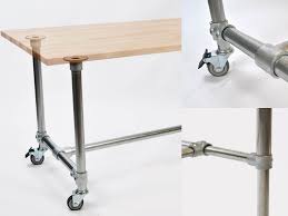 Completely made of solid wood this adjustable standing desk with an actuator is as functional as it is visually appealing. 37 Diy Standing Desks Built With Pipe And Kee Klamp Simplified Building