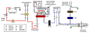 And i thought why not! as the h4 and scooter bulb bases are little different, simply buy a h4 holder and wire it into the factory power supply. Why You Shouldn T Run A High Wattage Headlight On Your Motorcycle Without A Relay Bareass Choppers Motorcycle Tech Pages