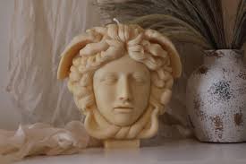 Greek Bust Candle
