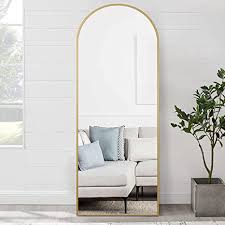Check spelling or type a new query. Amazon Com Pexfix Full Length Wall Mounted Mirror 65 X22 Sleek Arched Top Design Free Standing Hanging Or Leaning Against Wall Dressing Large Mirror For Bedroom Gold Kitchen Dining