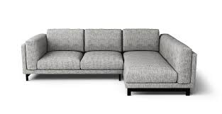 Nockeby 2 Seater And Chaise Right Sofa Cover Sectional Sofa Slipcovers Chaise Lounge Slipcover Fabric Sectional Sofas