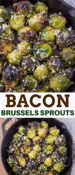 Roasted Brussels Sprouts In A Cast Iron Skillet And Topped With Parmesan Che Skillet Dinner Recipes Cast Iron Skillet Recipes Dinner Dinner Recipes Easy Family