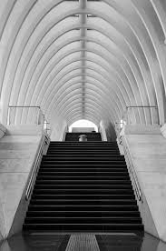 Rhythm and repetition in architecture. Architecture Symmetry Building Repetition Lines Station Liege Rhythm Arches Trap Black White Pikist