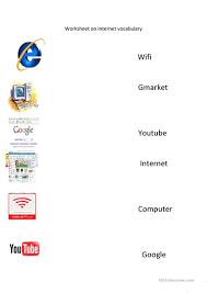 To see more vocabulary word lists, go to the home page for word games, interactive worksheets, word puzzles and themed content that align with common core. Internet Vocabulary Worksheet English Esl Worksheets For Distance Learning And Physical Classrooms