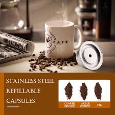 Save money and the environment! Buy Stainless Steel Coffee Capsules Vertuoline Gca1 Pods Filters Cup 70ml 230ml At Affordable Prices Free Shipping Real Reviews With Photos Joom