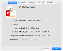 Since it's an offline … Microsoft Office Tutorials View Or Change The Properties Of A Powerpoint 2016 For Mac File