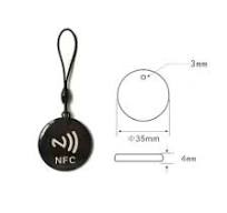 10pcs Ntag213 NFC Epoxy Tag Cards with Built-in Rope Loop for Secure Access