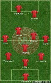 All Denmark National Teams Football Formations Page 4