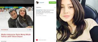 نور فتحيا عبداللطيفف‎) is a malaysian actress and model. Fathia Latiff Nafi Bakal Bernikah Dengan Baim Wong Gempak