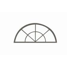 Shop Betterbilt 48 In X 25 In 3000tx Double Pane Single Strength Half Circle New Construction Wind Window Construction Lowes Home Improvements New Construction