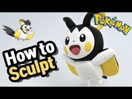 Making Emolga So Cute Pokemon In Clay Youtube
