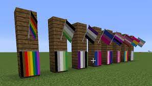 Lgbt houses art minecraft amino. Razz On Twitter Here Are Some Cool Pride Flags For Decocraft Brought To You By The Amazing Agpicklefeet