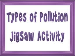 Types Of Pollution Jigsaw Activity