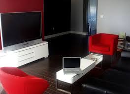 Black And Red Living Room Decorating Ideas Red And White Ish Walls Red Chairs White Table Black Living Room Black And White Living Room Black And Red Living Room