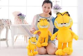 Garfield Pelus Bebek Kedi Pelus Oyuncak Dolmasi Oyuncak Yuksek Kalite Yumusak Pelus Rakam Bebek Ucretsiz Kargo Cat Plush Cat Plush Toy Plush Dolls