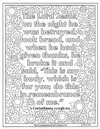 In the christian economy the relation between the sexes is characterized by a mutual dependence, which is not further specified. Coloring Pages For Kids By Mr Adron Free Lent Day 35 Print And Color Page With 1 Corinthians 11 24b 25 Scripture
